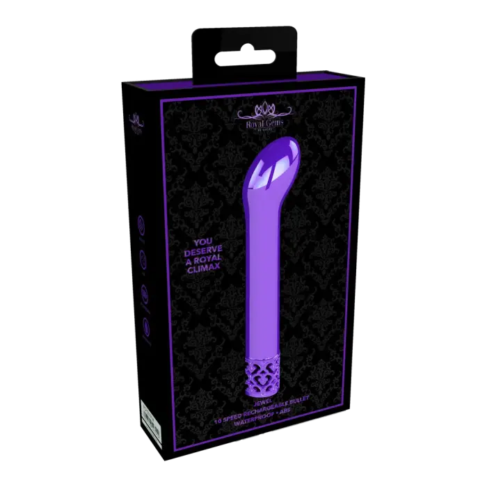 Jewel вибратор для точки G – 18 cm (7″) – фиолетовый