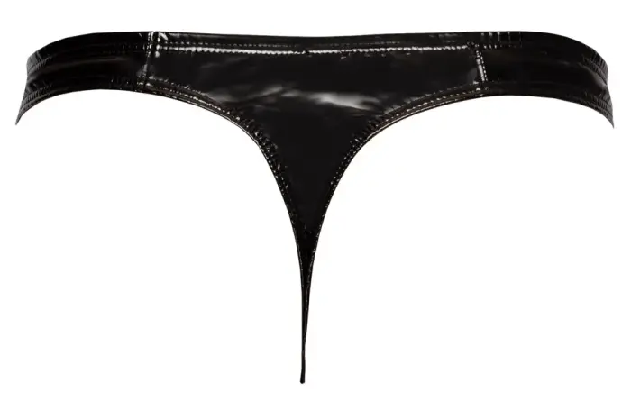 Black Level Rio stringi – spīdīga vinila – melni – M Foto 7