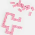 SecretPlay koka domino spēle – galda aktivitāte pāriem, 28 ilustrēti kauliņi — Foto 3