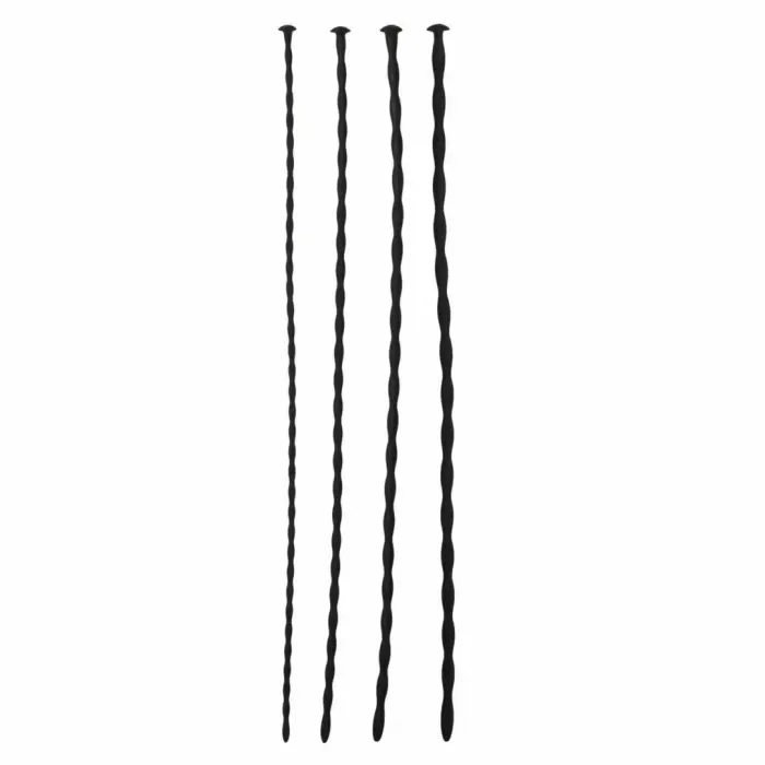 EasyToys Silicone Dilator Set Small – Flexible Progressive System 30cm – Black