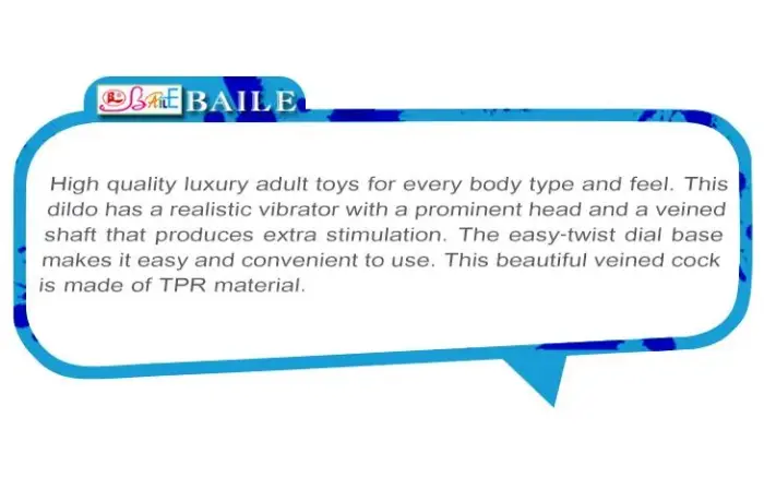 BAILE - BOB reālistisks vibrators – 22.5 cm (8.8″) Foto 2