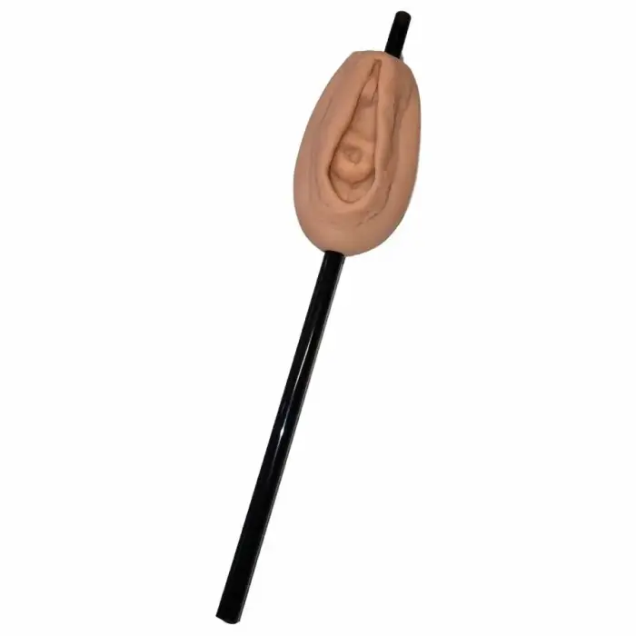 Diablo Picante novelty party straw – light tone