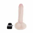 Baile Loveclone Rotator – reālistisks rotējošs vibrators – CyberSkin – bēšs – 18 cm — Foto 5