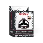 Bondage Fetish – T-shape genuine leather cock ring – ball divider – intermediate — Photo 3