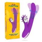 Fun Function Bunny Funny Rotation 2.0 truša vibrators – 24 cm (9.4″) – rozā — Foto 1