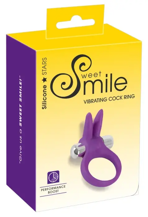 Sweet Smile Rabbit Vibrating Cock Ring
