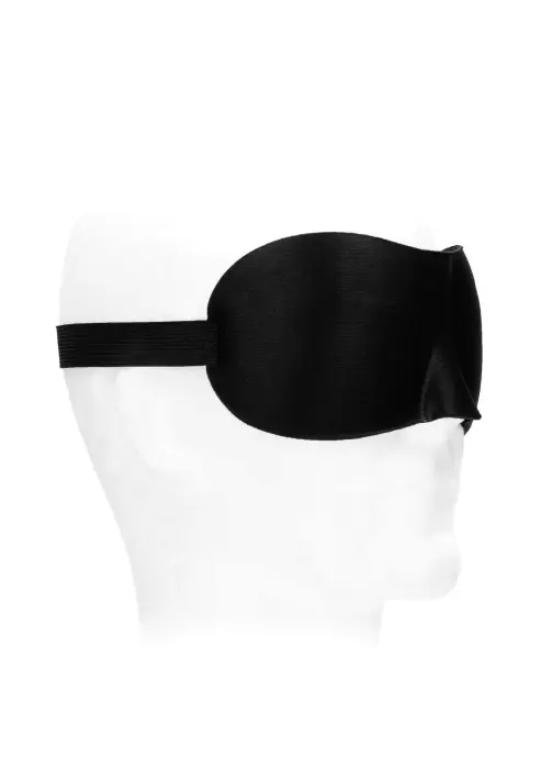 Satin Curvy Eye Mask - With Elastic Straps Photo