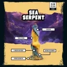Mythical Mates Sea Serpent Large Silicone Dildo – 22.5 cm (8.9″) – Multicolored — Photo 5