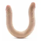 Blush Dr. Skin Plus divpusējs elastīgs dildo – 42 cm (16.5″) – miesas krāsa — Foto 1