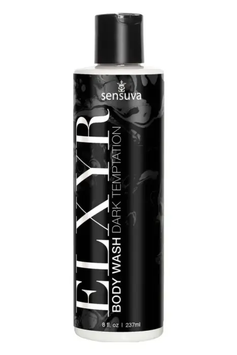 Sensuva Body Wash Dark Temptation – masculine scented body wash – 236 ml