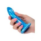 Twisted Love keerdus dildo – 18 cm (7.1″) – sinine — Foto 7