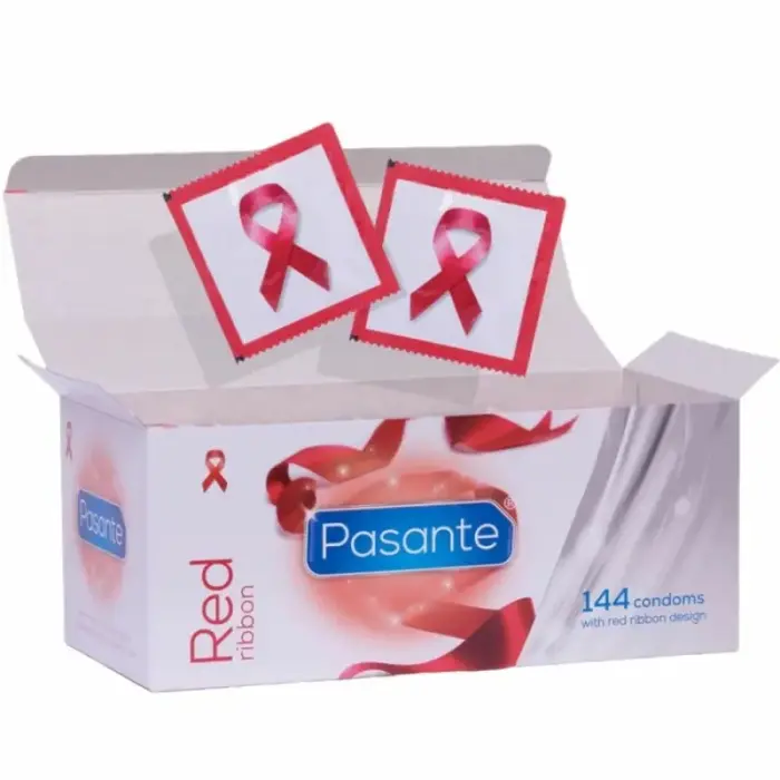Pasante Red Ribbon prezervatīvi – 50+ gab.