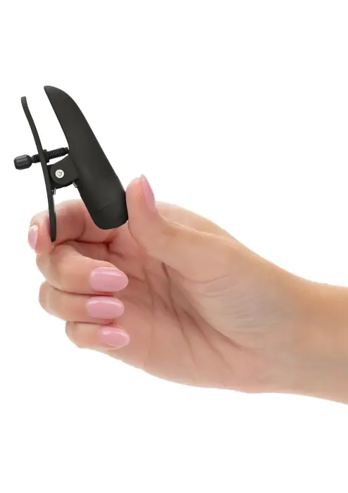 Nipplettes uzlādējamas krūšu galu skavas – melnas Foto 11