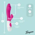 Teazers двойного действия кролик-вибратор – розовый — Фото 3