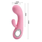 PRETTY LOVE CHRIS вибратор – 15.4 cm (6″) – розовый — Фото 4