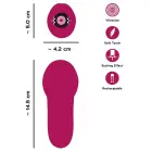 Oral Fun sūkšanas mutes vibrators – 14.5 cm (5.7″) – rozā Foto 10