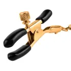 FFS Adjustable Nipple Clamps with Gold-Tone Chain – Gold — Photo 3