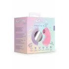 Play With Me Pout & Play Pink Dual-Ended Compact Vibrator, 7.6 cm — Photo 1