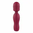 GLAM Travel Wand – kompakts uzlādējams masāžas vibrators (wand tipa) – rozā – 14,5 cm — Foto 3