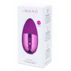 Le Wand Point Cherry Rechargeable Contoured Mini Vibrator – mini vibrator – silicone/metal – waterproof – cherry red — Photo 1