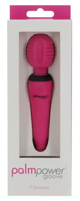 palmpower Groove Mini Wand vibrators – 15.4 cm (6″) – rozā Foto 6
