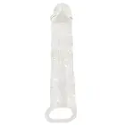 Crystal Clear RC Vibrating Extension Sleeve – remote-controlled vibrating penis extension – transparent – 10 cm — Photo 3