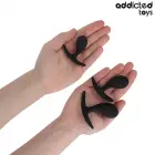 Addicted Toys Silicone Intimate Plug Set Model 3 – 3 Sizes – Black — Photo 3