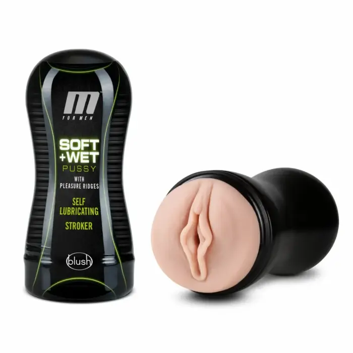 Blush M for Men Soft & Wet Intimate Cup masturbators – 18.4 cm (7.25″)