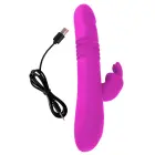 Sweet Smile Thrusting Pearl Rabbit Vibrator – 26 cm (10.5″) – Pink — Photo 8