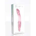 Divpusējs Rhinestone Wand Dildo – 20 cm (8″) – Caurspīdīgs — Foto 3