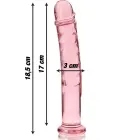 Ibiza Nebula Series Model 16 stikla dildo – 18.5 cm (7.3″) – rozā — Foto 3