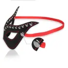 Bondage Fetish Masquerade Mask – эротическая маска на глаза для ролевых игр – резинка — Фото 3