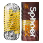 Tenga Spinner Deluxe 02 Bumps masturbators – melns — Foto 3