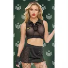 Baci Lingerie Sergeant Seduction Set – Black – One Size — Photo 2