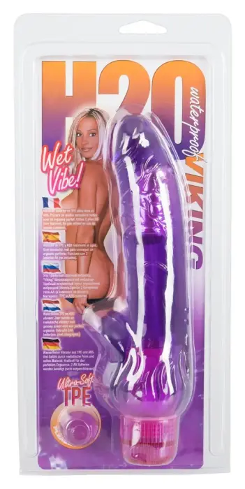 H2O Viking Wet Vibe вибратор – 23 см (9″) – фиолетовый
