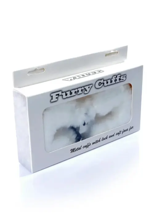 Kajdanki Fetish B - Series - Furry Cuffs White Photo