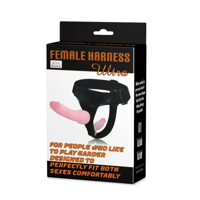 BAILE Ultra strap-on dildo komplekts – 16.5 cm / 11 cm Foto 6