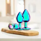 Venice Collection Iridescent metalinis 3 kištukų rinkinys – 7 cm — Nuotrauka 5