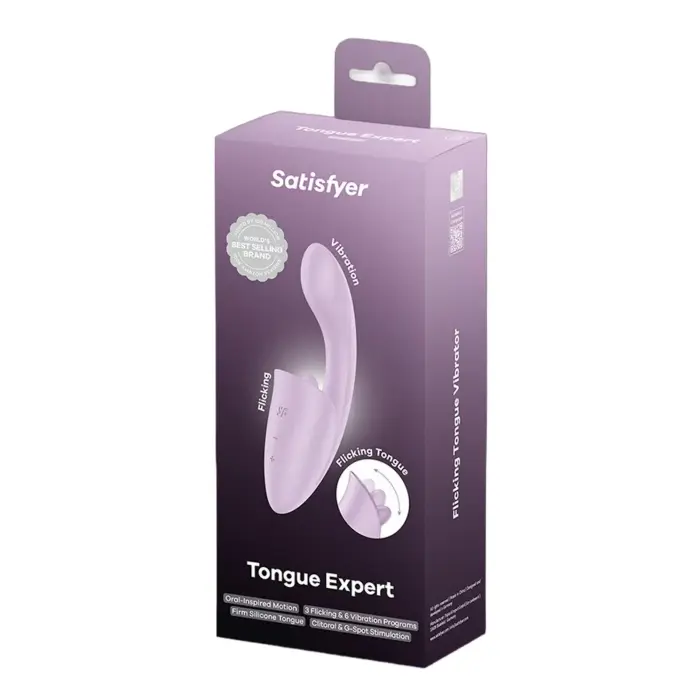 Satisfyer Tongue Expert вибратор для точки G – фиолетовый