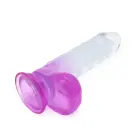 Kiotos Cox värviline dildo – 21.5 cm (8.5″) – Läbipaistev/Lilla — Foto 7