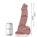 MR INTENSE Model 25 Intimate Machine dildo – 21.8 cm (8.6″) – kūno spalva — Nuotrauka 6