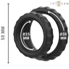 INTENSE Dewey Double Silicone Support Ring Model 2 – 5 cm – Black — Photo 3