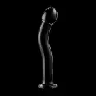 Ibiza Nebula Series Model 18 stikla dildo – 18.5 cm (7.3″) – caurspīdīgs — Foto 6