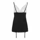 Christine Suspenderdress Celeste – платье Softtouch с кружевными чашечками и подтяжками – чёрный – S/M — Фото 5