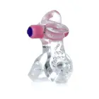 Tongue Vibro Cock Ring – Clear — Photo 2