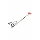 Peaches 'N Creame Kiss Crop – silicone-tipped riding crop with kiss-shaped imprint – rose gold — Photo 1