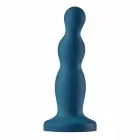 BOLD RUNE pērļveida silikona dildo ar piesūcēju – 15,5 cm, melns — Foto 4