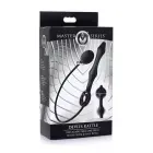 The Devil's Rattle Inflatable Anal Plug with Cock and Ball Ring – 15 cm — Photo 1
