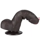 Sliding Skin Dual Layer Dong – 18 cm (7″) – Черный — Фото 13