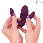 Клипса-вибратор Intense Sandra Dual Action с функциями постукивания и вибрации – розовый — Фото 6